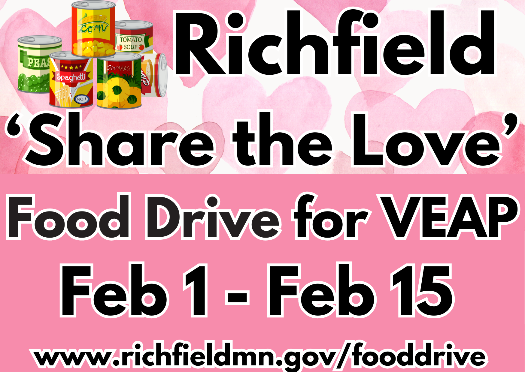 General share the love food drive